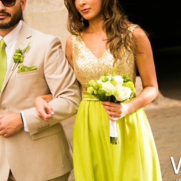 Bridesmaids Dress with pockets - Picture 3 of 7